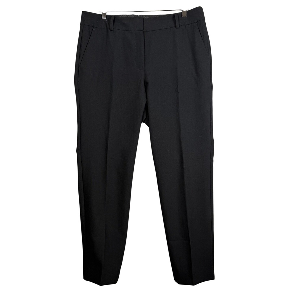 Women's Talbots Hampshire Ankle Pant Black Stretch Workwear Trousers Size 12